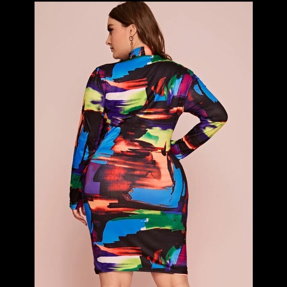 Colorblock Dress - Picture 2 of 5